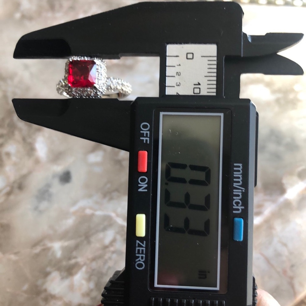 Ruby Cz Ring - image 6